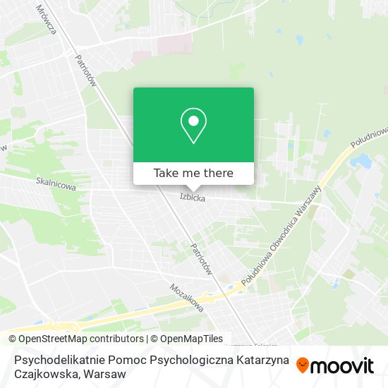 Psychodelikatnie Pomoc Psychologiczna Katarzyna Czajkowska map