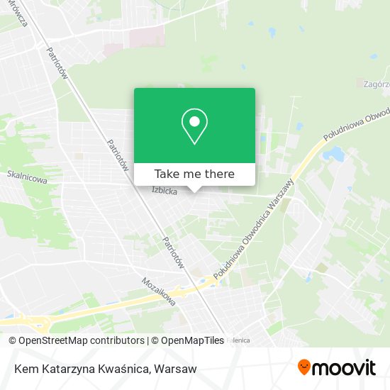 Kem Katarzyna Kwaśnica map