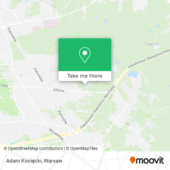 Adam Kocięcki map
