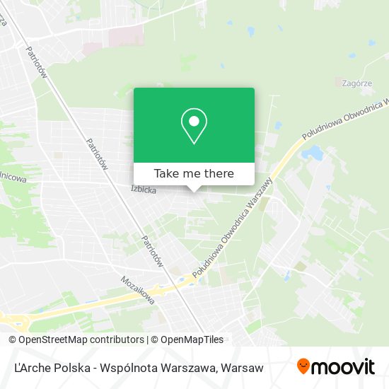 L'Arche Polska - Wspólnota Warszawa map