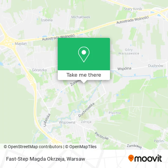 Fast-Step Magda Okrzeja map