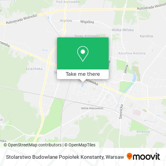 Stolarstwo Budowlane Popiołek Konstanty map