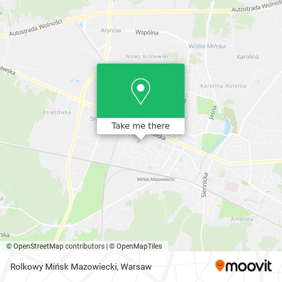 Rolkowy Mińsk Mazowiecki map