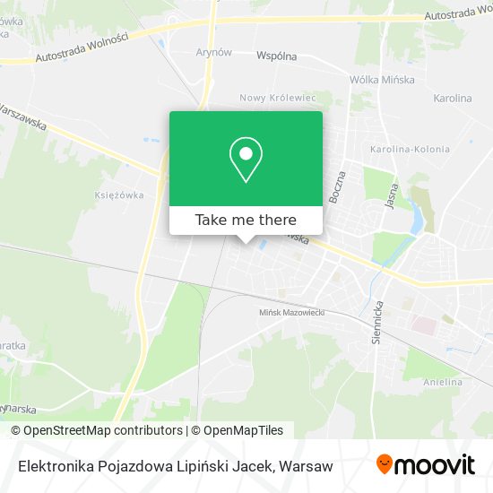 Elektronika Pojazdowa Lipiński Jacek map