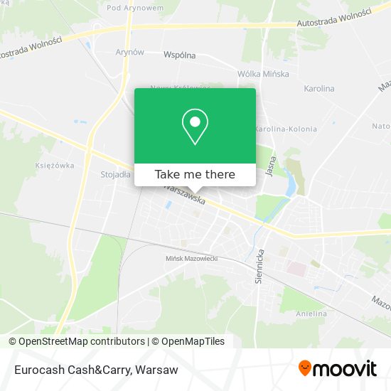 Eurocash Cash&Carry map