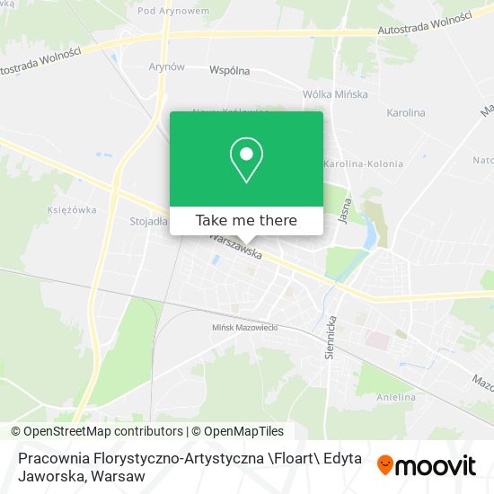 Pracownia Florystyczno-Artystyczna \Floart\ Edyta Jaworska map