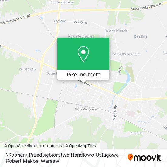 \Robhan\ Przedsiębiorstwo Handlowo-Usługowe Robert Makos map