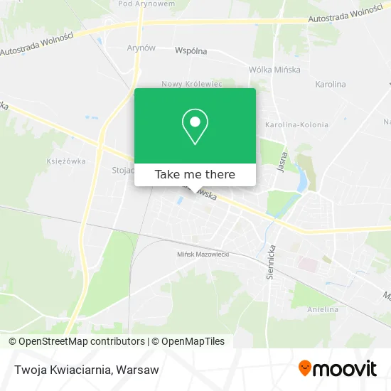 Twoja Kwiaciarnia map