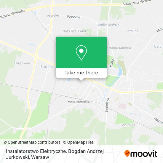 Instalatorstwo Elektryczne. Bogdan Andrzej Jurkowski map