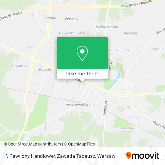 \ Pawilony Handlowe\ Zawada Tadeusz map