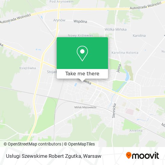 Usługi Szewskime Robert Zgutka map