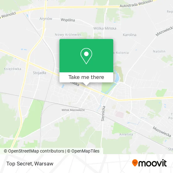 Top Secret map