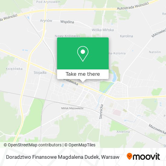 Doradztwo Finansowe Magdalena Dudek map