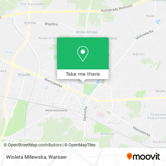 Wioleta Milewska map