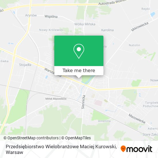 Przedsiębiorstwo Wielobranżowe Maciej Kurowski map