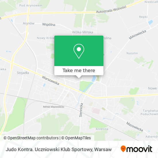 Judo Kontra. Uczniowski Klub Sportowy map