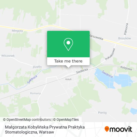 Małgorzata Kobylińska Prywatna Praktyka Stomatologiczna map