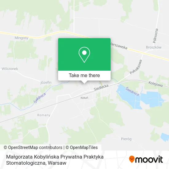 Małgorzata Kobylińska Prywatna Praktyka Stomatologiczna map