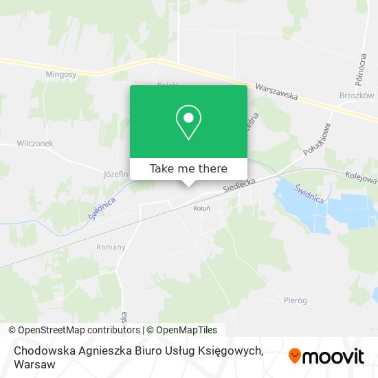 Chodowska Agnieszka Biuro Usług Księgowych map