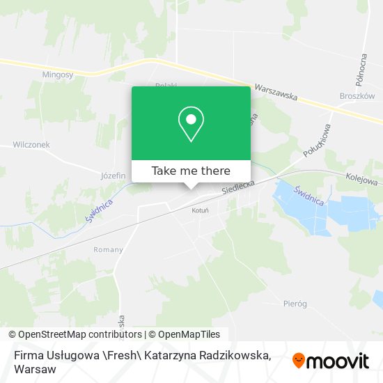 Firma Usługowa \Fresh\ Katarzyna Radzikowska map