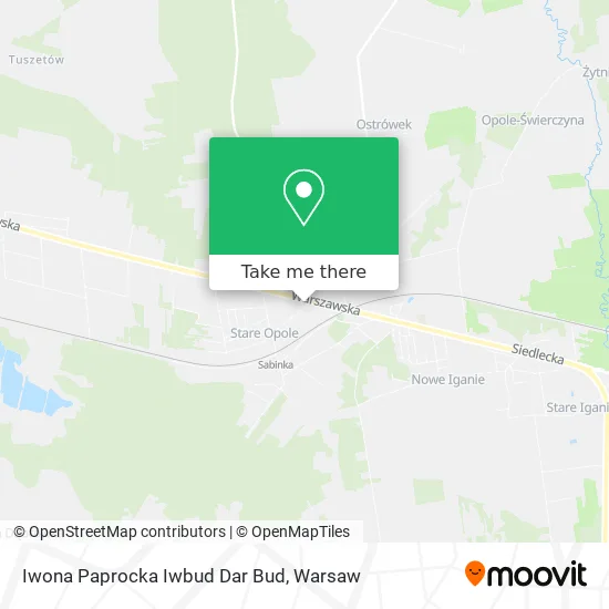 Iwona Paprocka Iwbud Dar Bud map