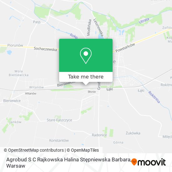 Agrobud S C Rajkowska Halina Stępniewska Barbara map