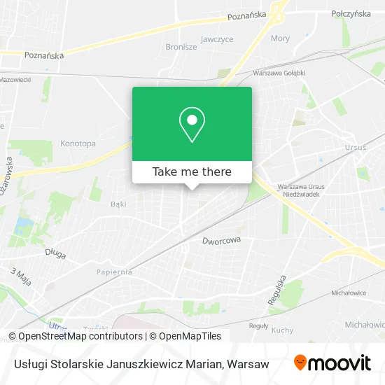 Карта Usługi Stolarskie Januszkiewicz Marian