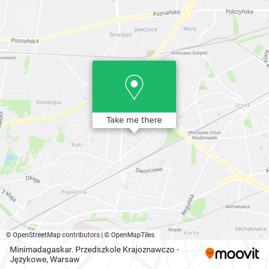 Minimadagaskar. Przedszkole Krajoznawczo - Językowe map