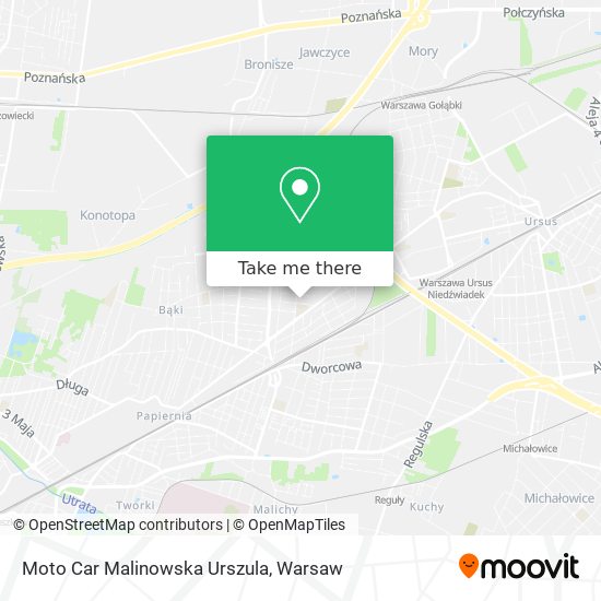 Moto Car Malinowska Urszula map