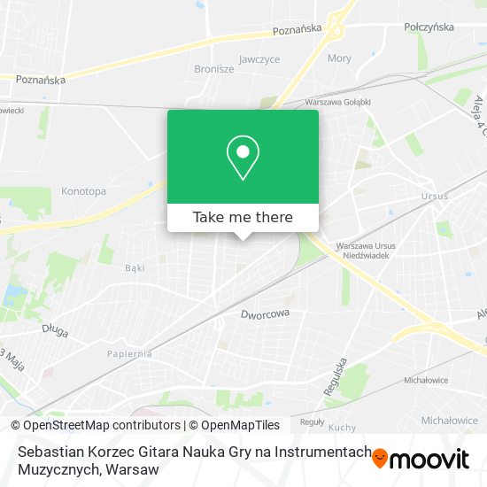 Sebastian Korzec Gitara Nauka Gry na Instrumentach Muzycznych map