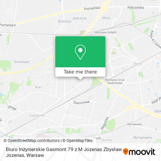 Biuro Inżynierskie Gasmont 79 z M Jozenas Zbysław Jozenas map