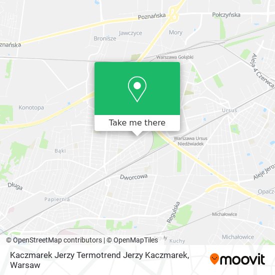 Kaczmarek Jerzy Termotrend Jerzy Kaczmarek map