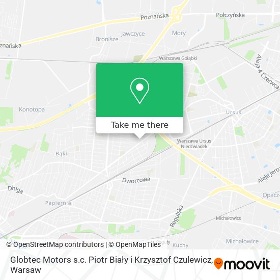 Globtec Motors s.c. Piotr Biały i Krzysztof Czulewicz map