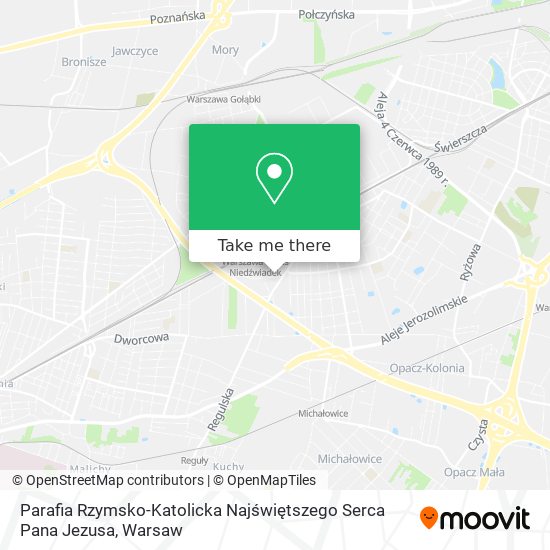 Parafia Rzymsko-Katolicka Najświętszego Serca Pana Jezusa map