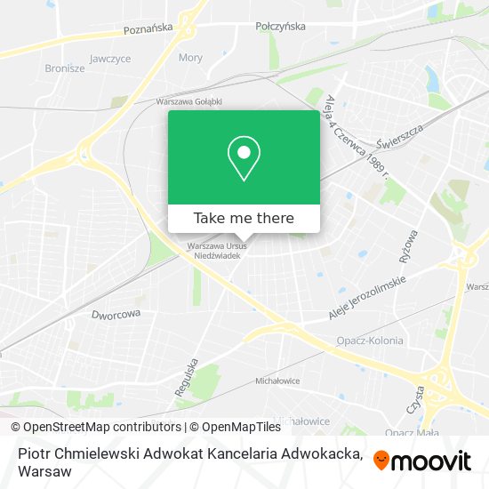 Piotr Chmielewski Adwokat Kancelaria Adwokacka map