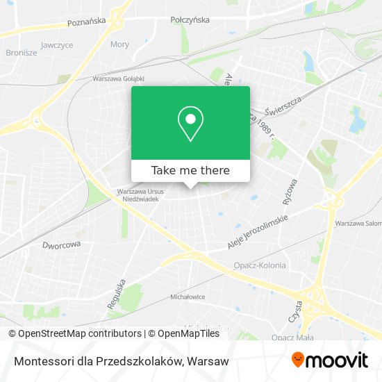 Карта Montessori dla Przedszkolaków