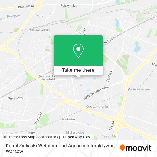 Kamil Zieliński Webdiamond Agencja Interaktywna map