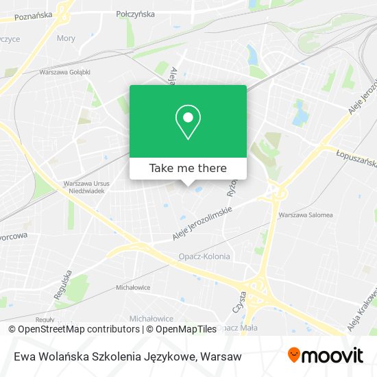 Ewa Wolańska Szkolenia Językowe map