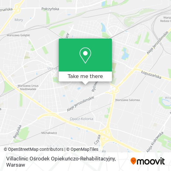 Villaclinic Ośrodek Opiekuńczo-Rehabilitacyjny map