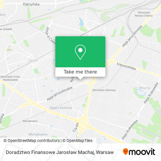 Doradztwo Finansowe Jarosław Machaj map