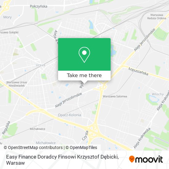 Easy Finance Doradcy Finsowi Krzysztof Dębicki map