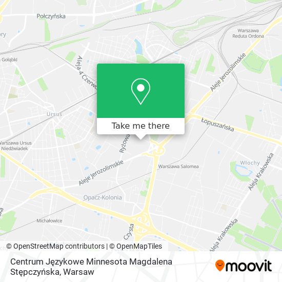 Centrum Językowe Minnesota Magdalena Stępczyńska map