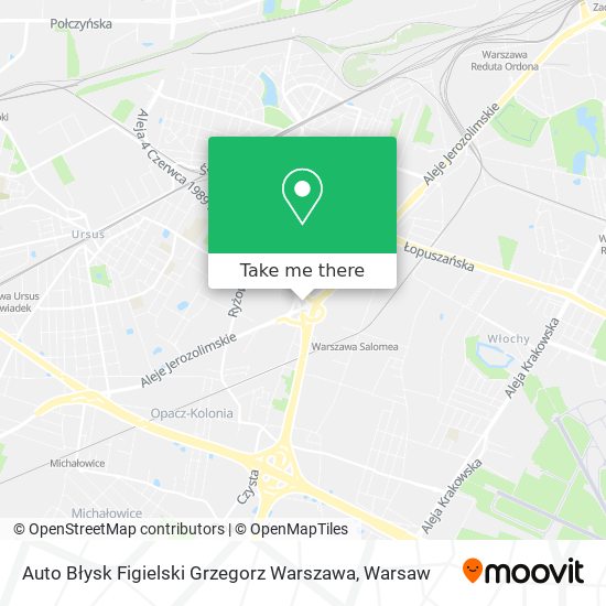 Auto Błysk Figielski Grzegorz Warszawa map