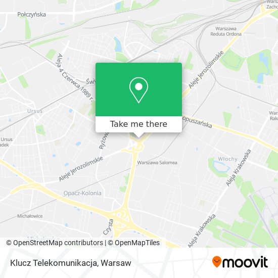 Klucz Telekomunikacja map