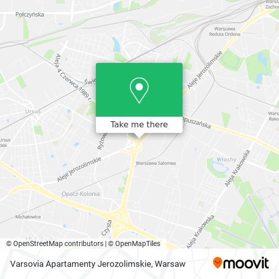 Varsovia Apartamenty Jerozolimskie map