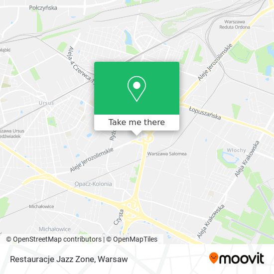 Restauracje Jazz Zone map