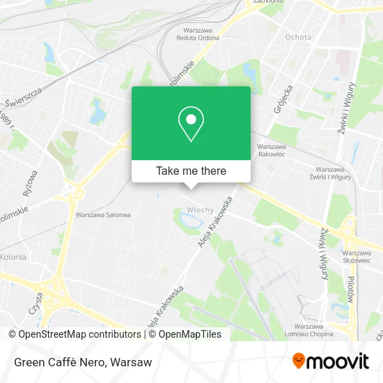 Green Caffè Nero map