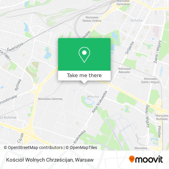 Kościół Wolnych Chrześcijan map