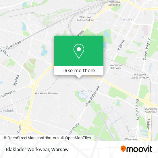 Blaklader Workwear map