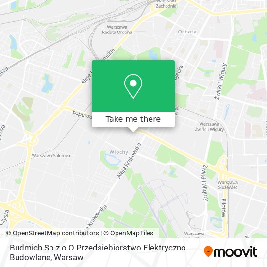 Budmich Sp z o O Przedsiebiorstwo Elektryczno Budowlane map